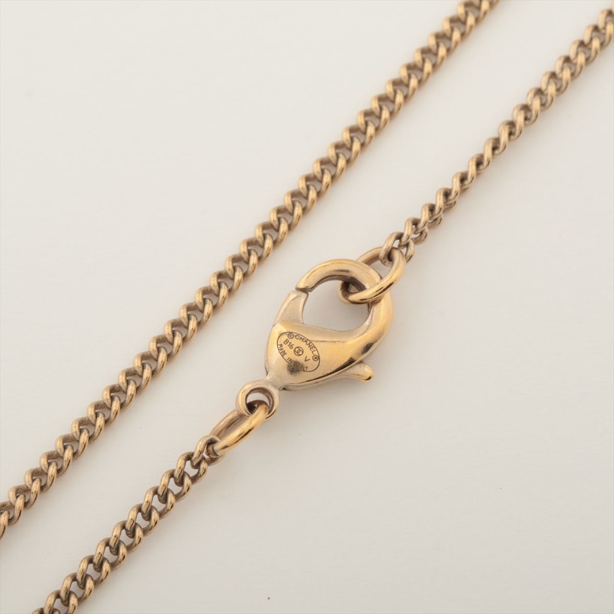 Chanel Coco Mark Ribbon Necklace B 16V