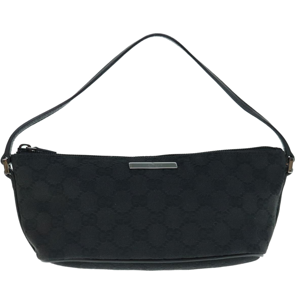 GUCCI GG Canvas Accessory Pouch Black 07198  tb1014