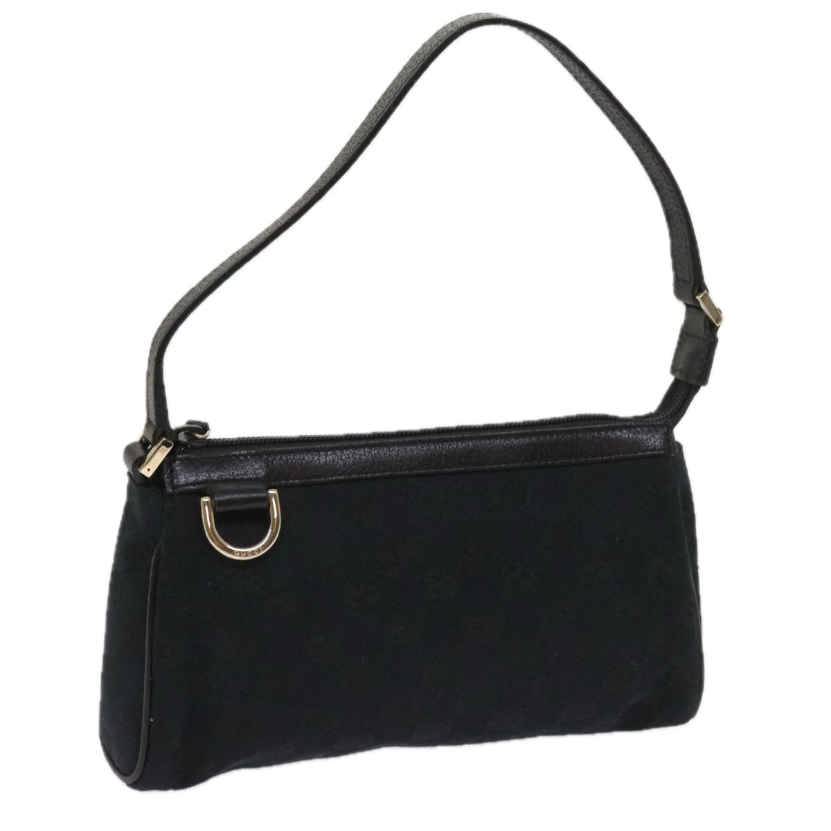 GUCCI GG Canvas Abbey Accessory Pouch Black 145750  tb1023