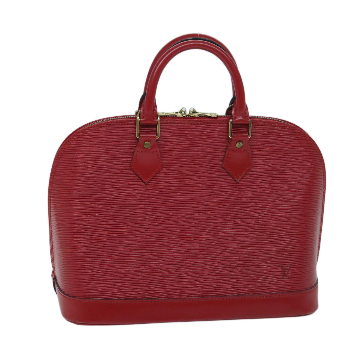 LOUIS VUITTON Epi Alma Hand Bag Castilian Red M52147 LV tb1049