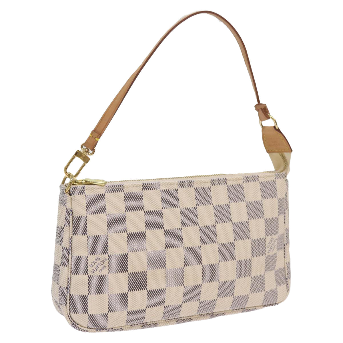 LOUIS VUITTON Damier Azur Pochette Accessoires Pouch N51986 LV tb1069