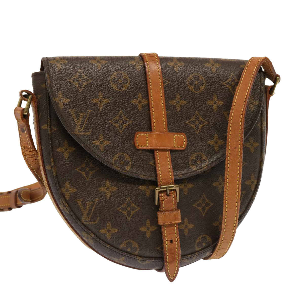 LOUIS VUITTON Monogram Chantilly MM Shoulder Bag M51233 LV tb1075