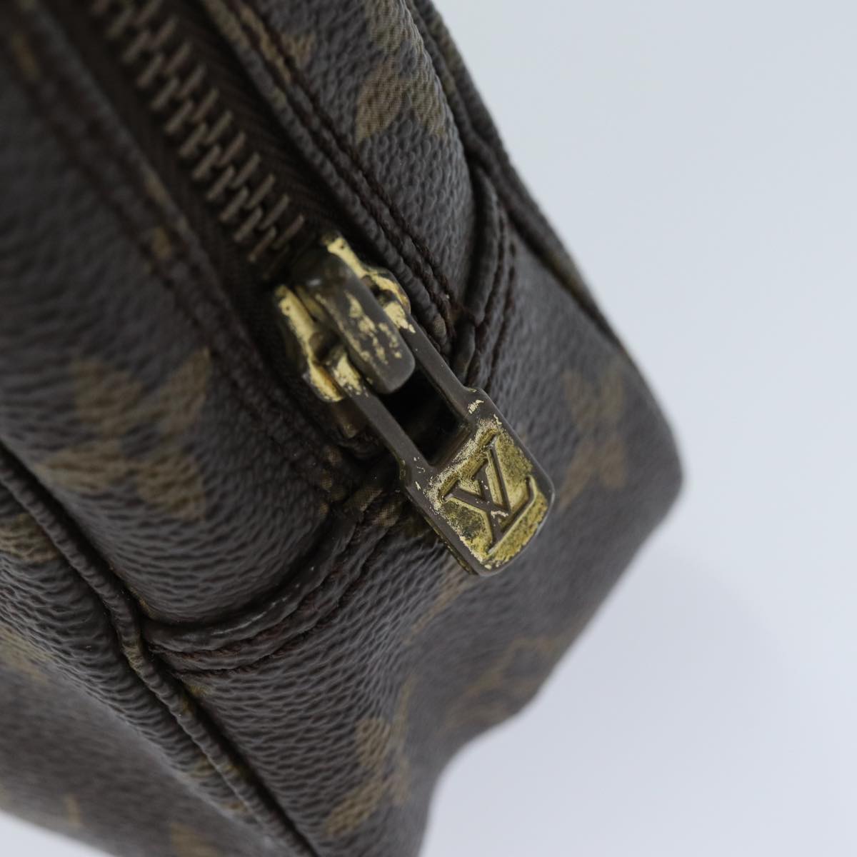 LOUIS VUITTON Monogram Trousse Toilette 23 Clutch Bag M47524 LV tb1084