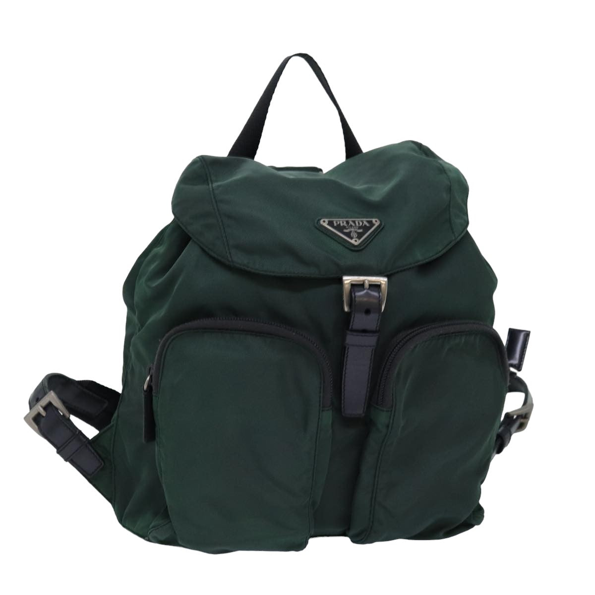 Luxury PradaBackpack Nylon Khaki tb1085