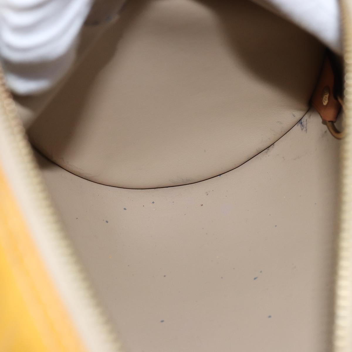 LOUIS VUITTON Monogram Vernis Bedford Hand Bag Beige M91006 LV tb1087