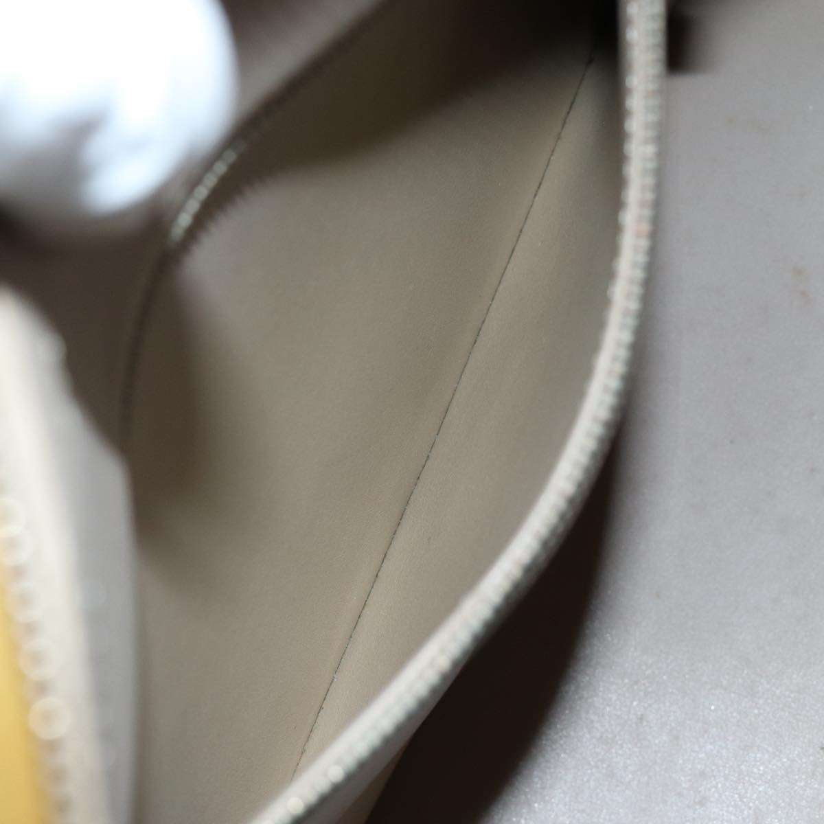 LOUIS VUITTON Monogram Vernis Houston Hand Bag Beige M91004 LV tb1093