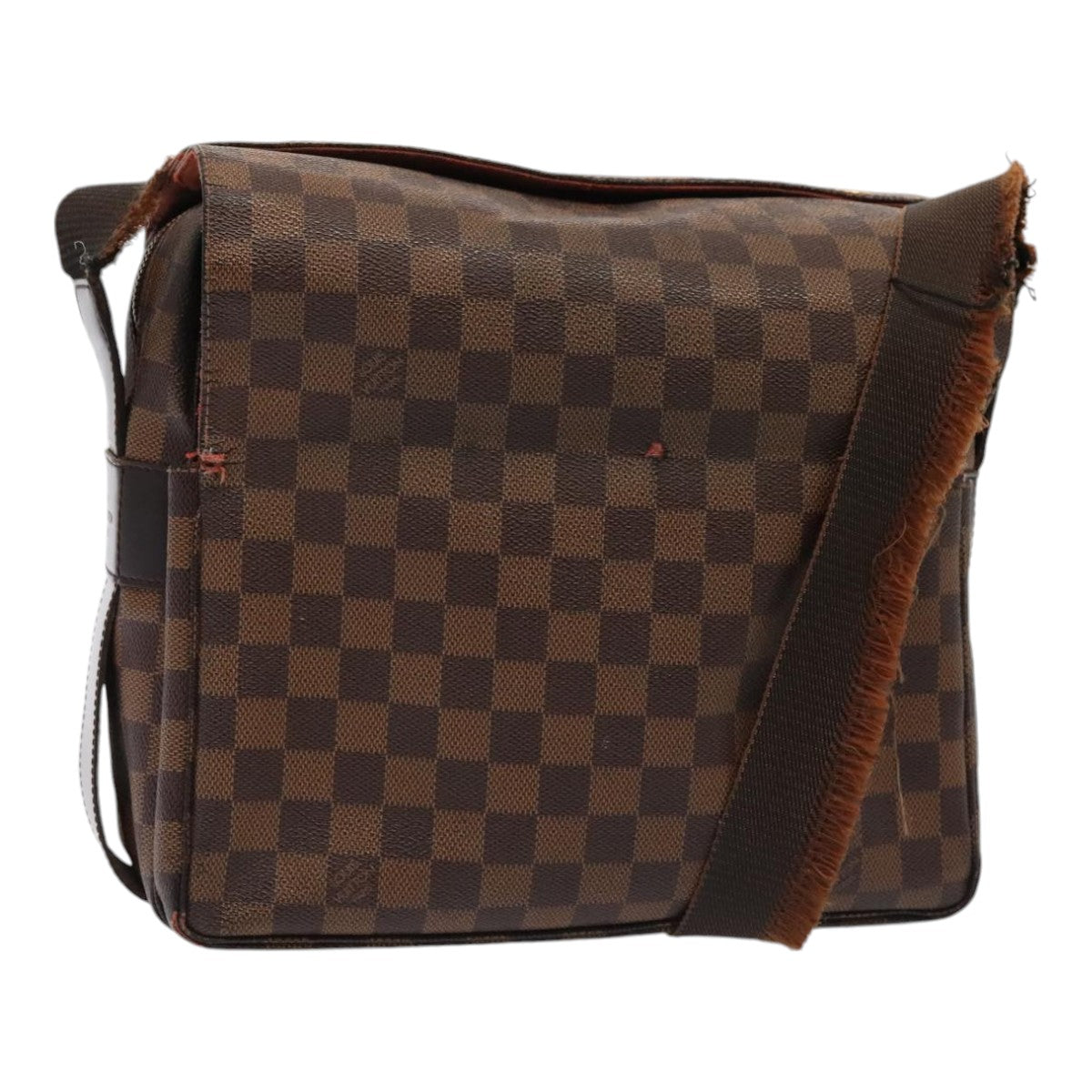LOUIS VUITTON Damier Ebene Naviglio Shoulder Bag N45255 LV tb1118