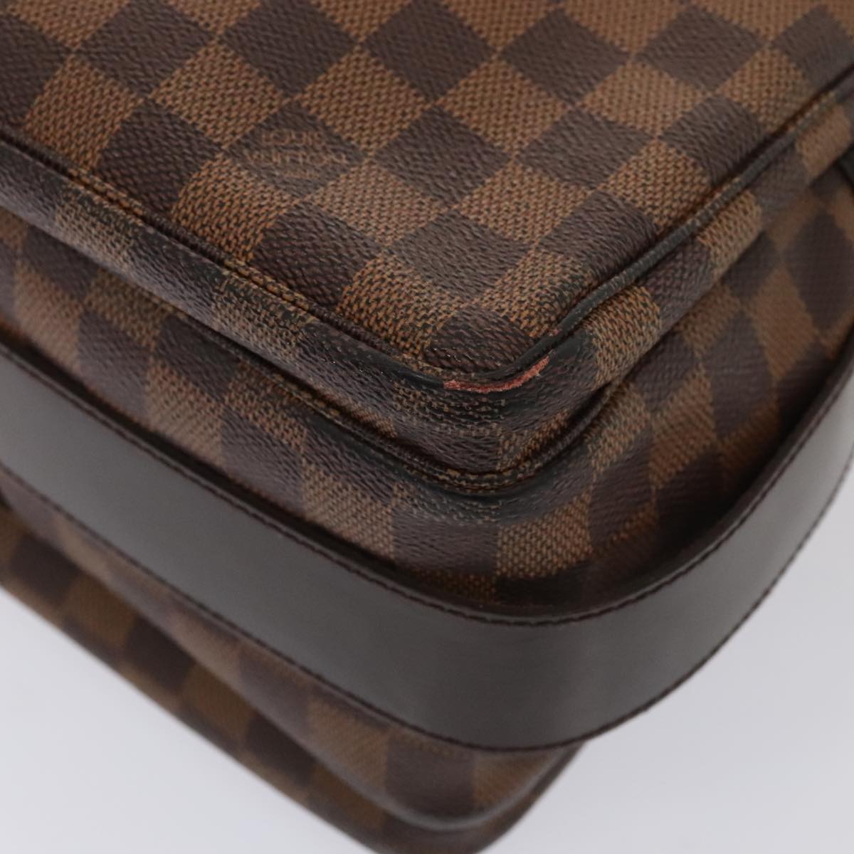 LOUIS VUITTON Damier Ebene Naviglio Shoulder Bag N45255 LV tb1118
