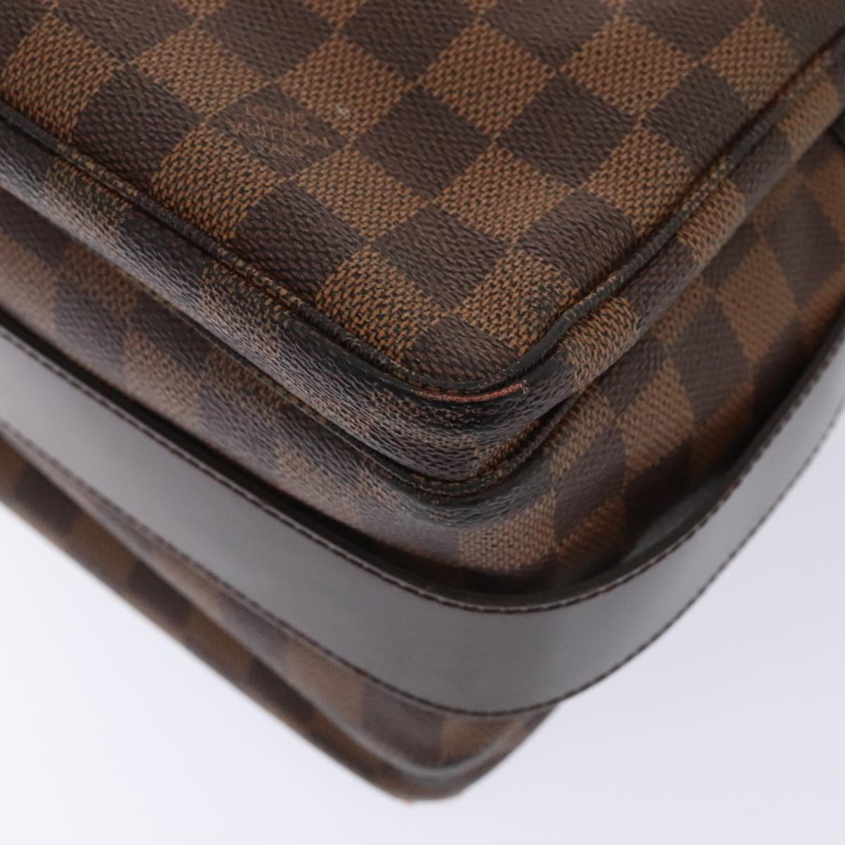 LOUIS VUITTON Damier Ebene Naviglio Shoulder Bag N45255 LV tb1118