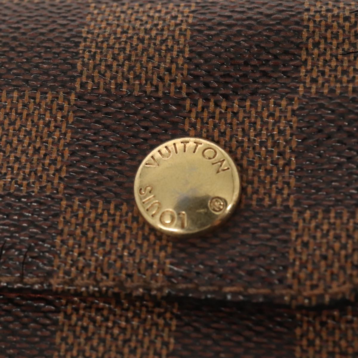 LOUIS VUITTON Damier Ebene Naviglio Shoulder Bag N45255 LV tb1118