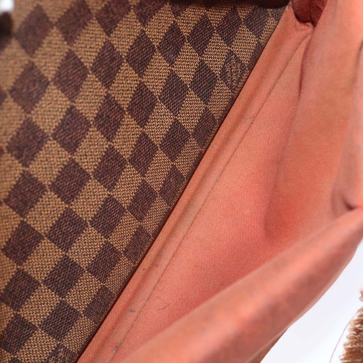LOUIS VUITTON Damier Ebene Naviglio Shoulder Bag N45255 LV tb1118