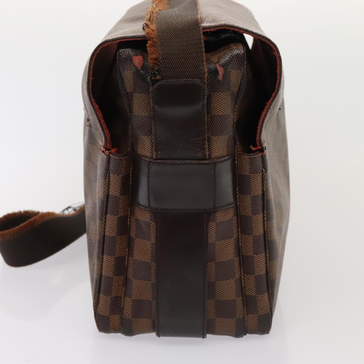 LOUIS VUITTON Damier Ebene Naviglio Shoulder Bag N45255 LV tb1118