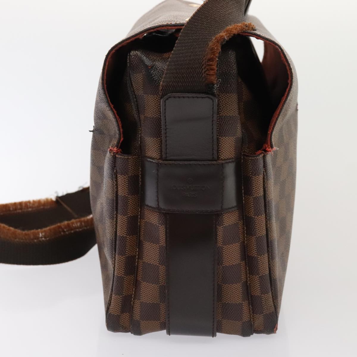 LOUIS VUITTON Damier Ebene Naviglio Shoulder Bag N45255 LV tb1118