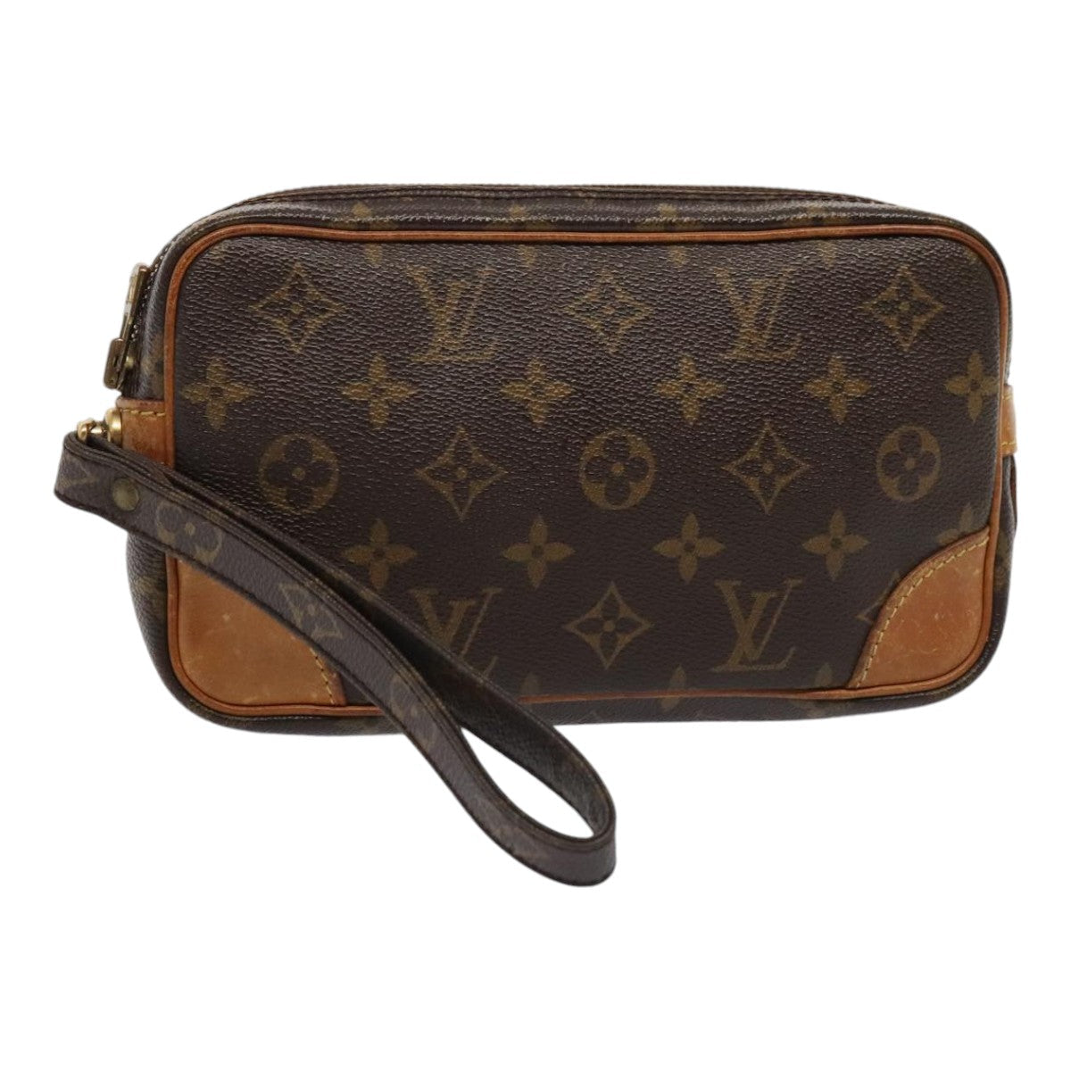 LOUIS VUITTON Monogram Marly Dragonne PM Clutch Bag M51827 LV tb1138