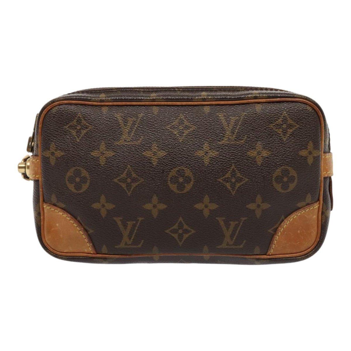 LOUIS VUITTON Monogram Marly Dragonne PM Clutch Bag M51827 LV tb1138