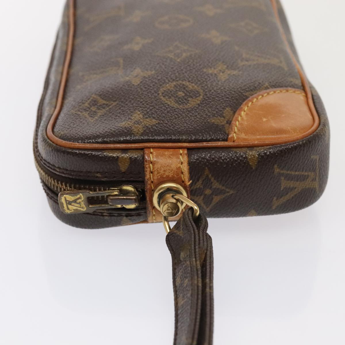 LOUIS VUITTON Monogram Marly Dragonne PM Clutch Bag M51827 LV tb1138