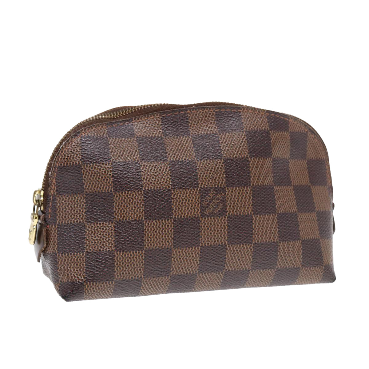 LOUIS VUITTON Damier Ebene Pochette Cosmetic PM Pouch N47516 LV tb1139