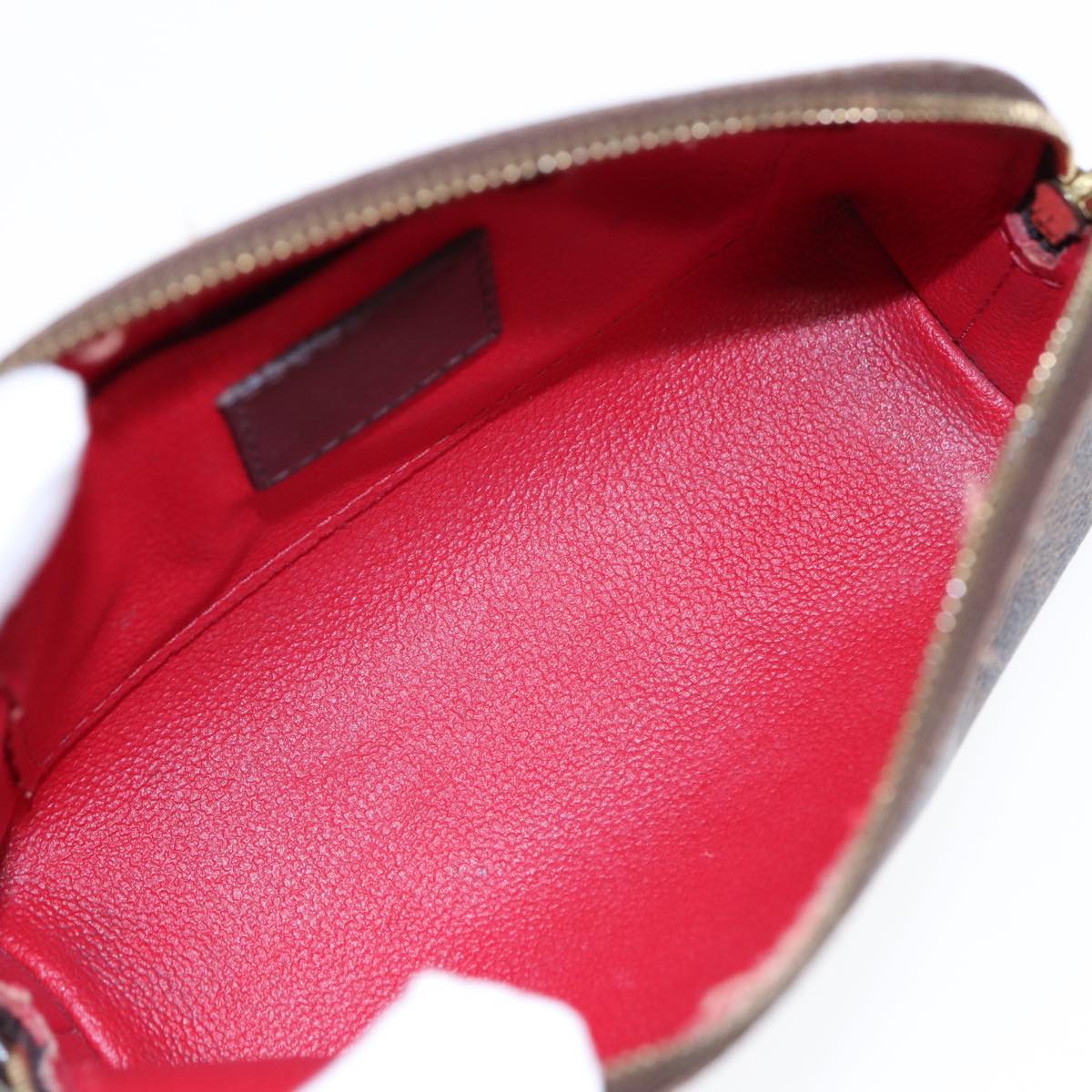 LOUIS VUITTON Damier Ebene Pochette Cosmetic PM Pouch N47516 LV tb1139