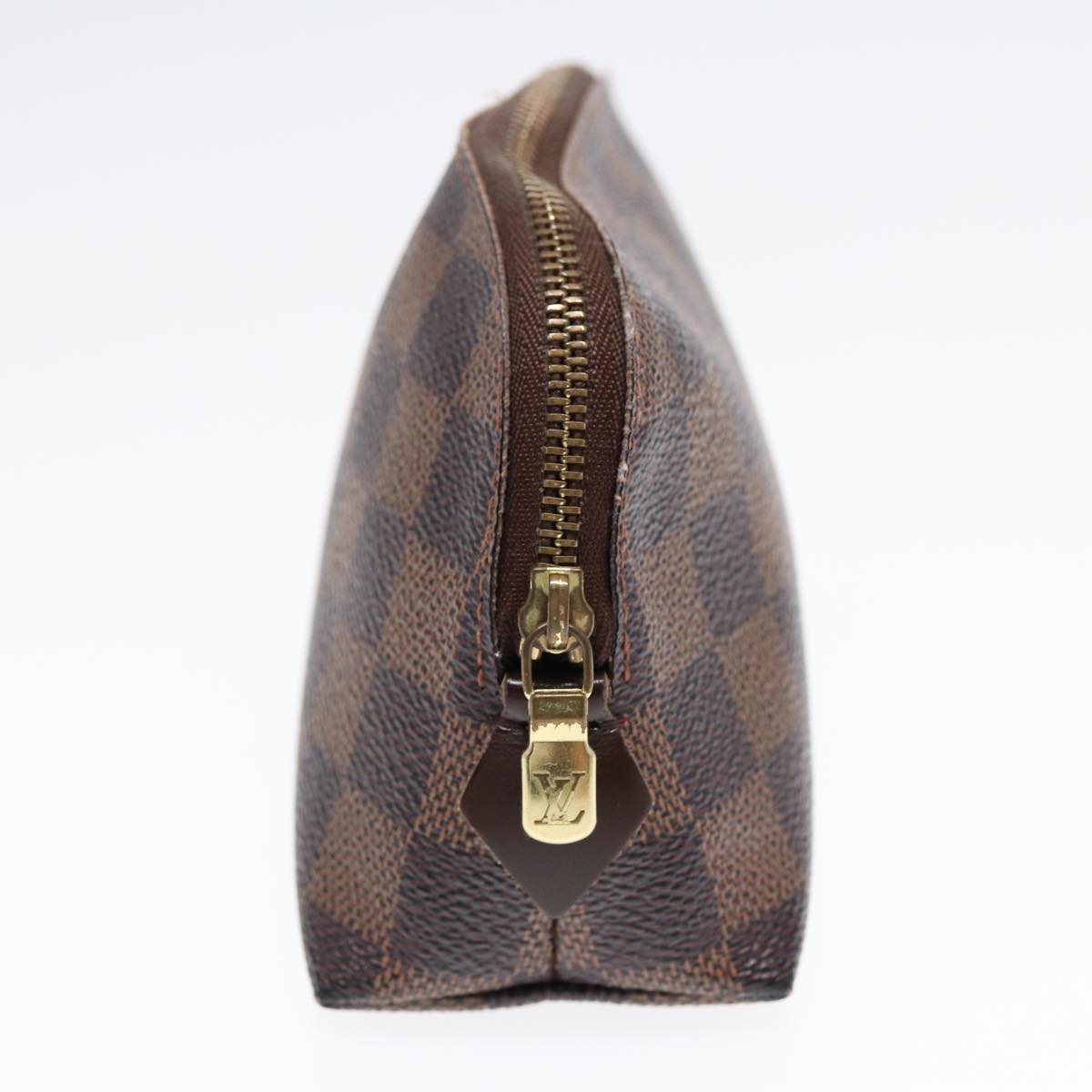 LOUIS VUITTON Damier Ebene Pochette Cosmetic PM Pouch N47516 LV tb1139