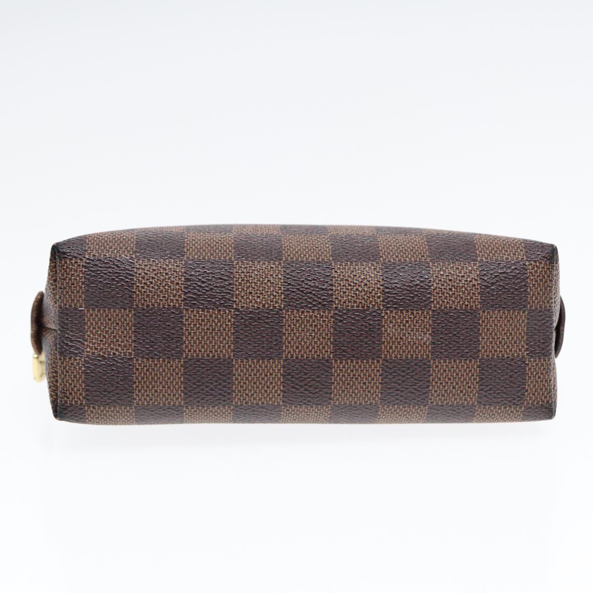LOUIS VUITTON Damier Ebene Pochette Cosmetic PM Pouch N47516 LV tb1139