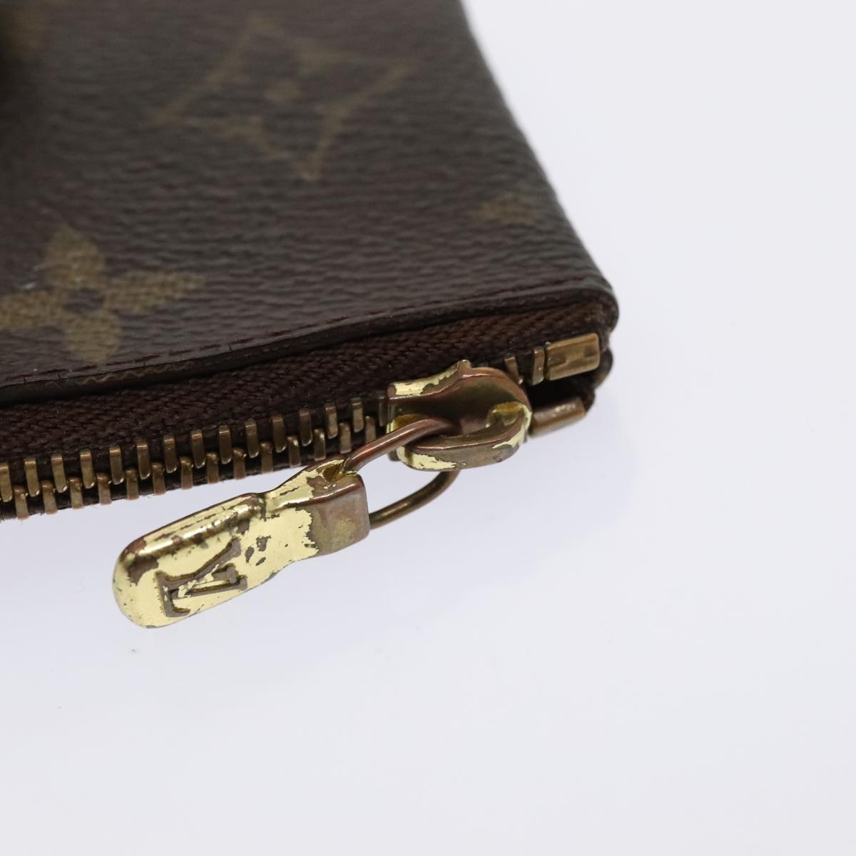 LOUIS VUITTON Monogram Pochette Cles Coin Purse M62650 LV tb1141