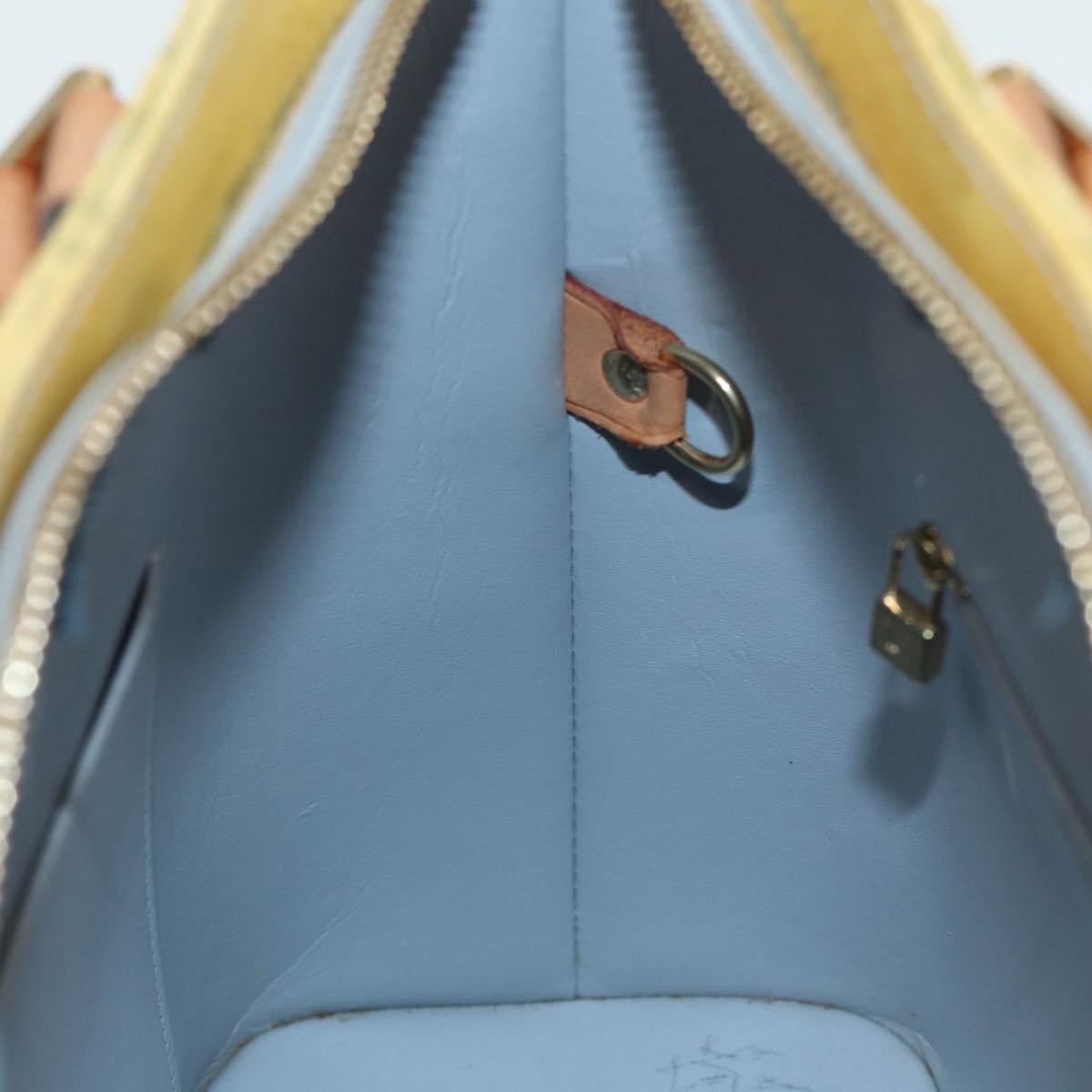 LOUIS VUITTON Monogram Vernis Houston Hand Bag Gris M91053 LV tb1146