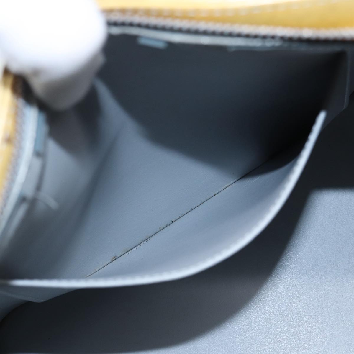 LOUIS VUITTON Monogram Vernis Houston Hand Bag Gris M91053 LV tb1146
