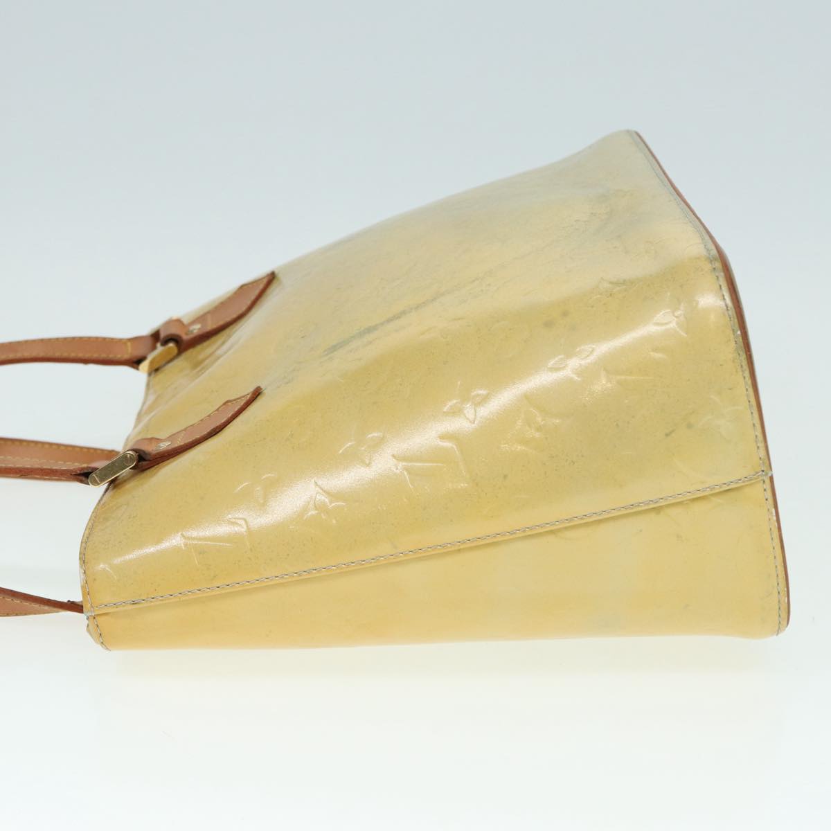 LOUIS VUITTON Monogram Vernis Houston Hand Bag Gris M91053 LV tb1146