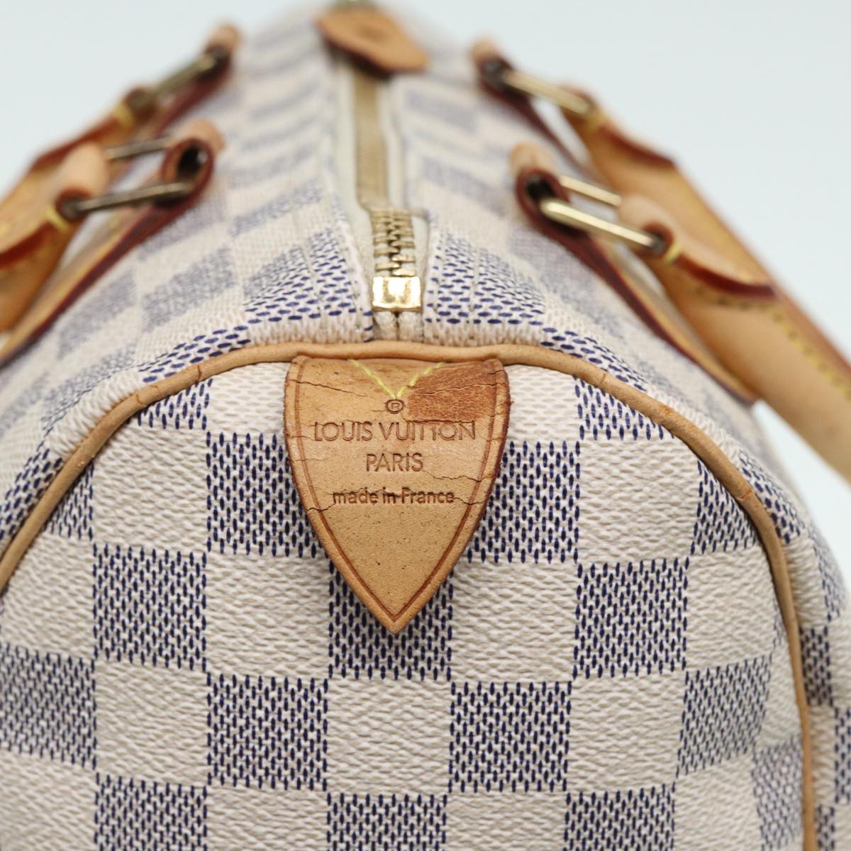 LOUIS VUITTON Damier Azur Speedy 25 Hand Bag N41534 LV tb1153