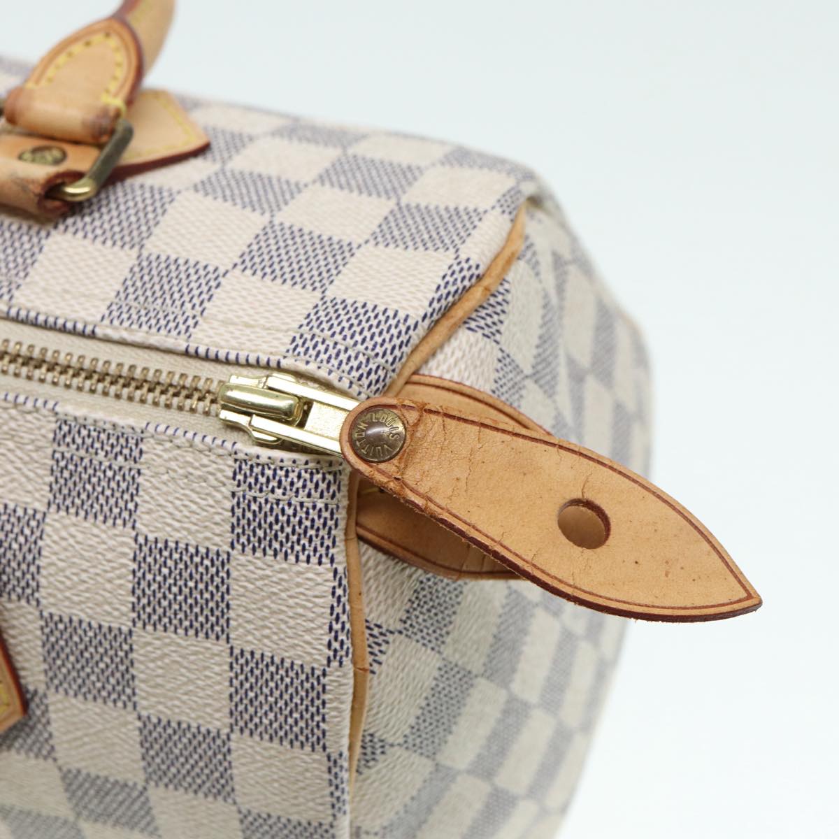 LOUIS VUITTON Damier Azur Speedy 25 Hand Bag N41534 LV tb1153