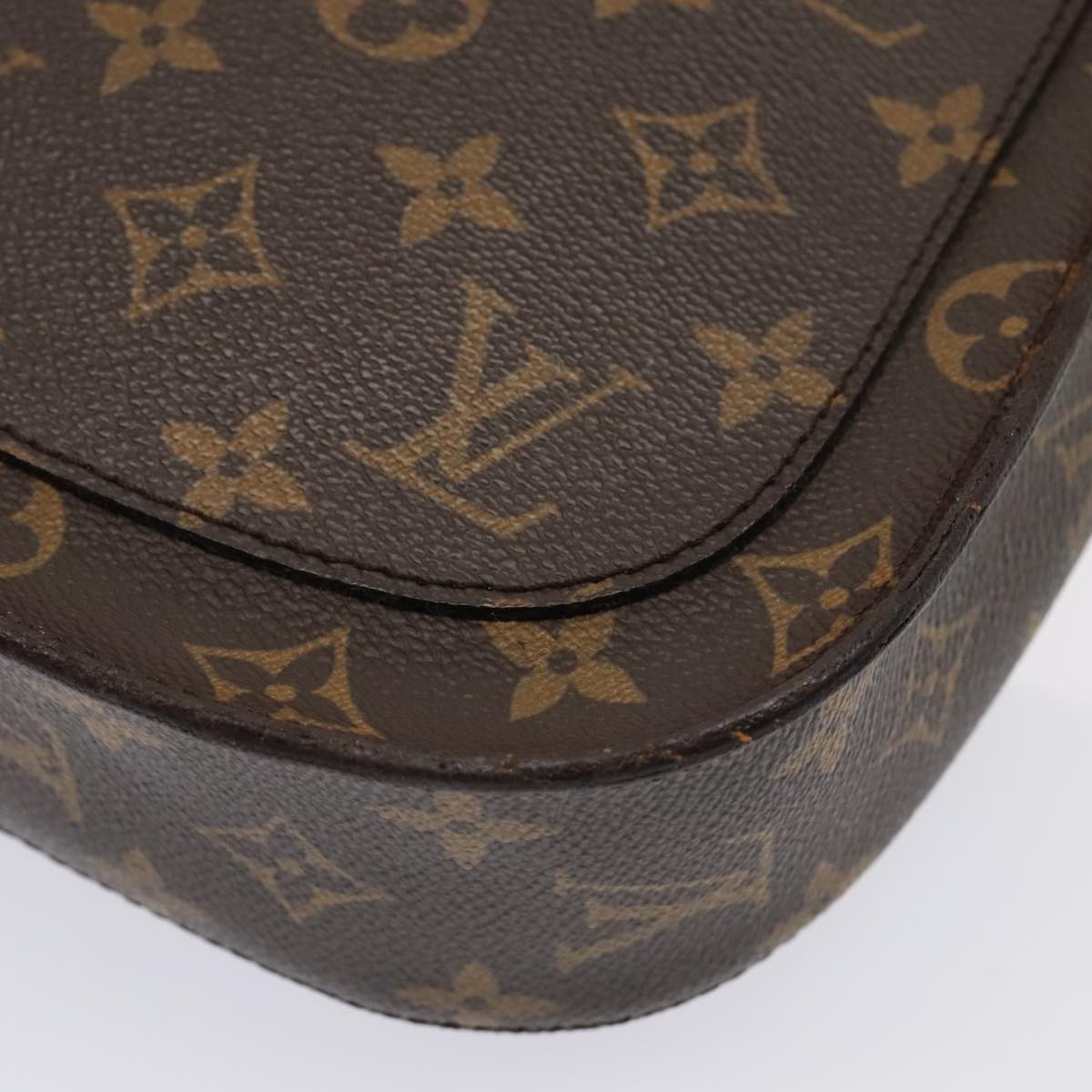 LOUIS VUITTON Monogram Saint Cloud GM Shoulder Bag M51242 LV tb1155