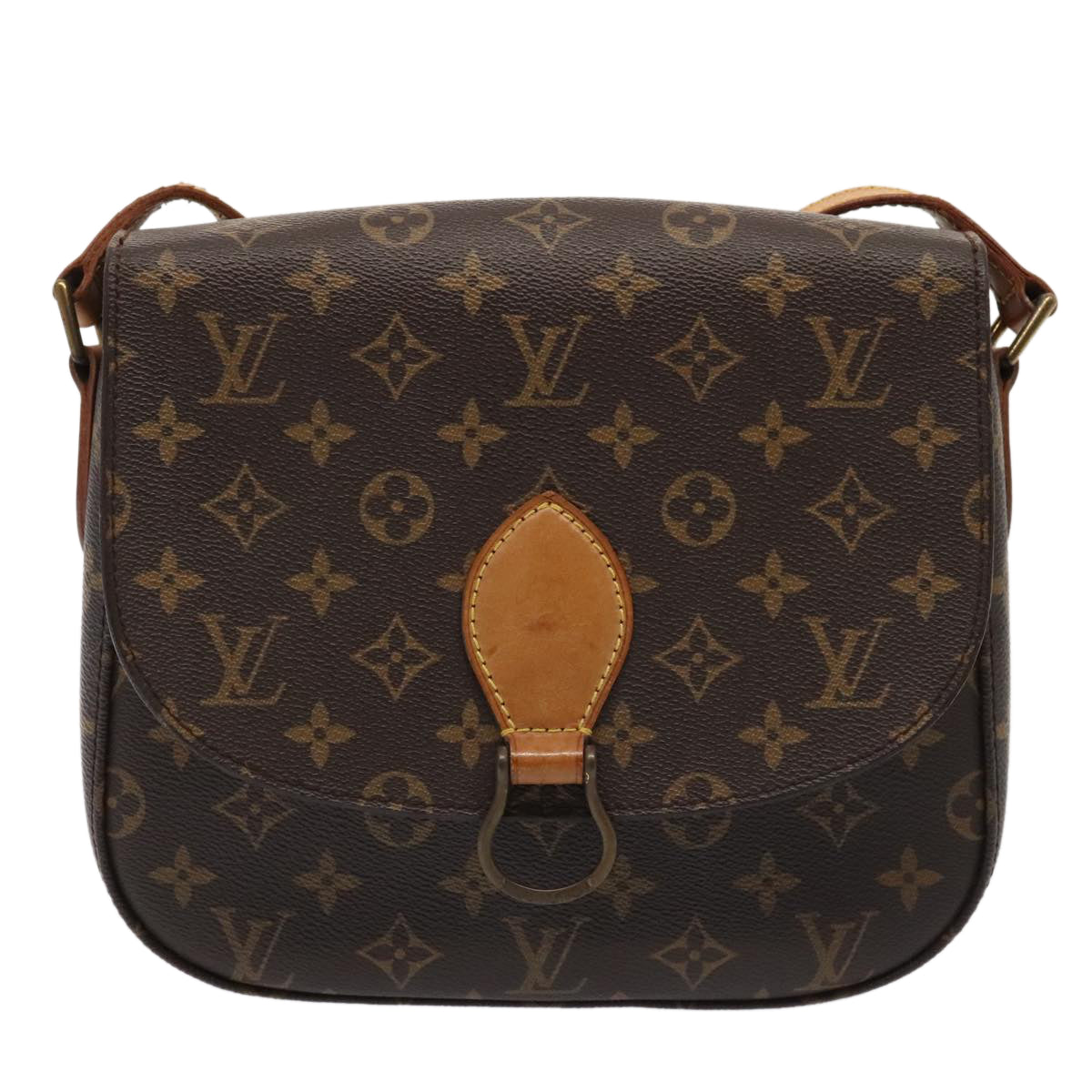 LOUIS VUITTON Monogram Saint Cloud GM Shoulder Bag M51242 LV tb1155