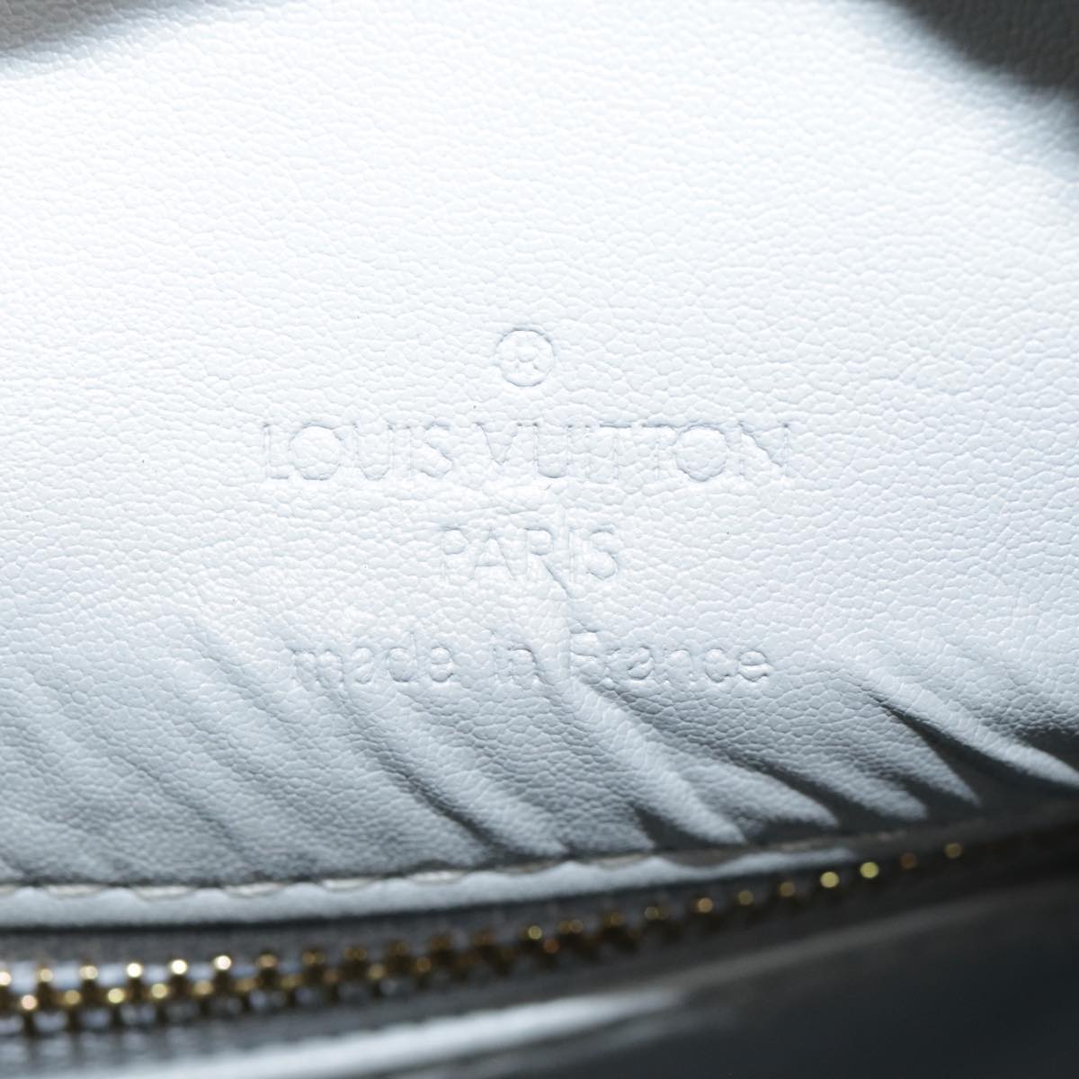 LOUIS VUITTON Monogram Vernis Houston Hand Bag Gris M91053 LV tb1165