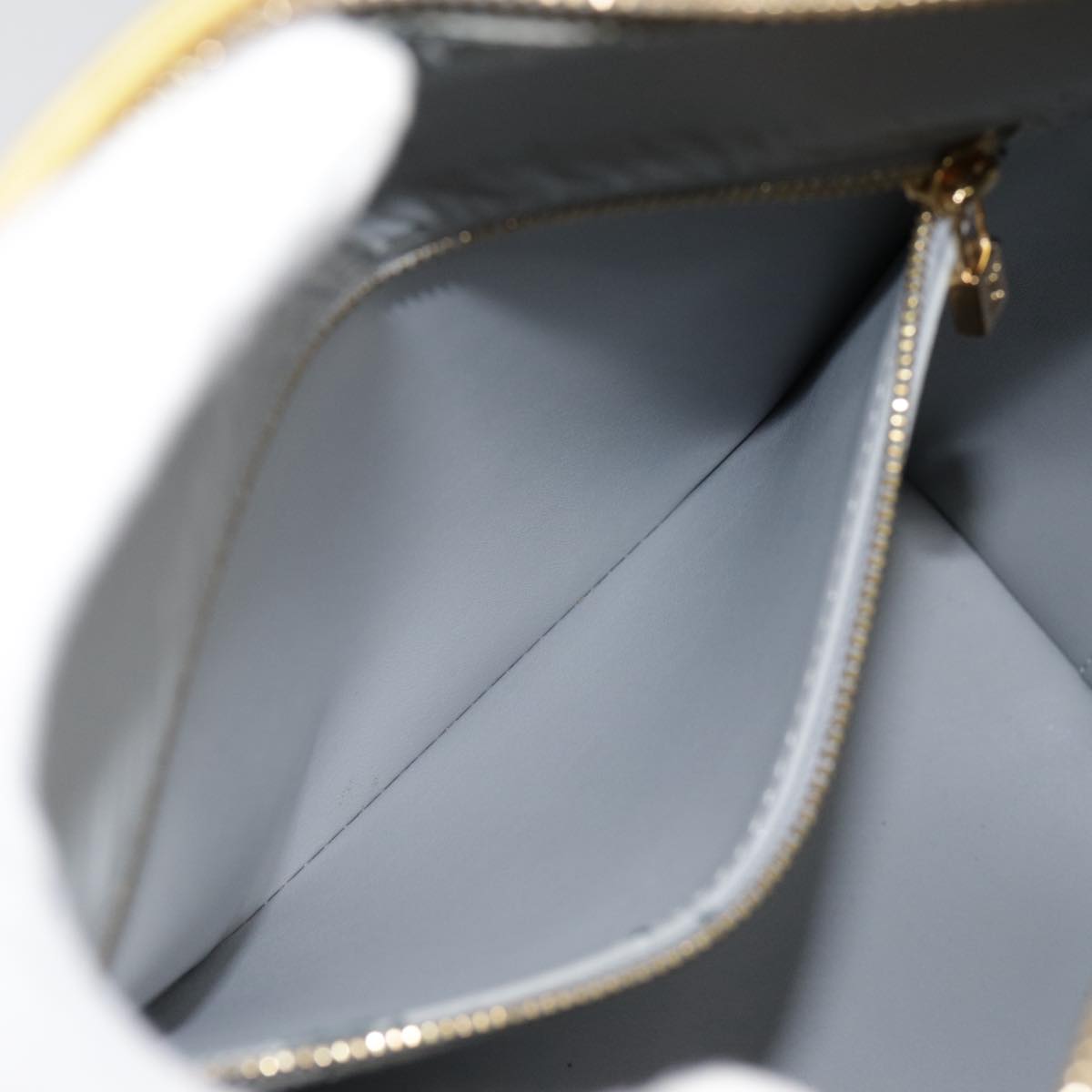 LOUIS VUITTON Monogram Vernis Houston Hand Bag Gris M91053 LV tb1165