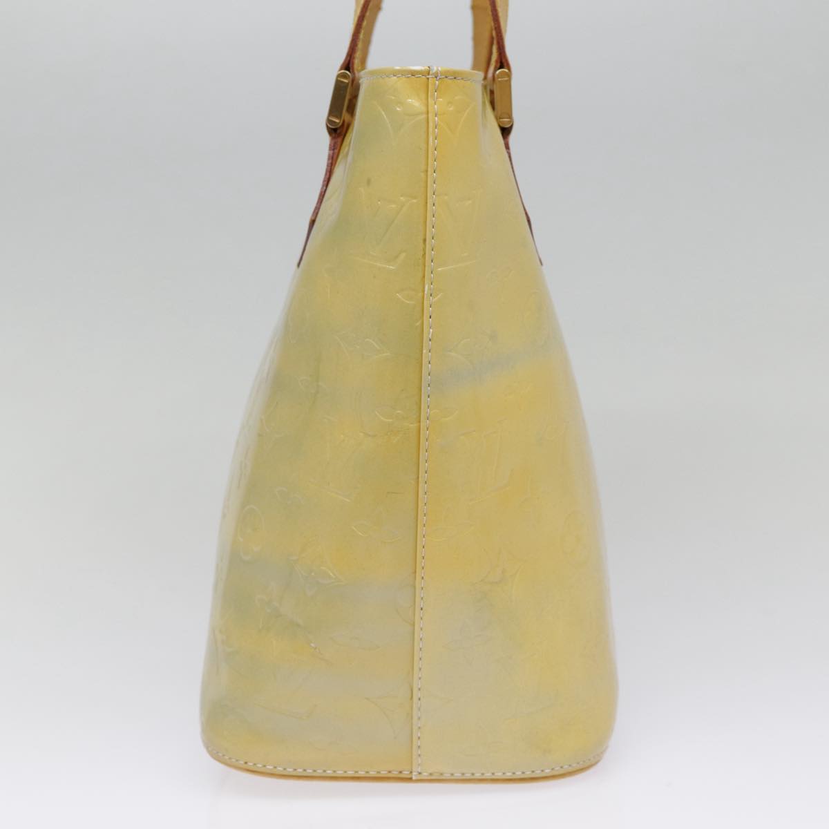 LOUIS VUITTON Monogram Vernis Houston Hand Bag Gris M91053 LV tb1165