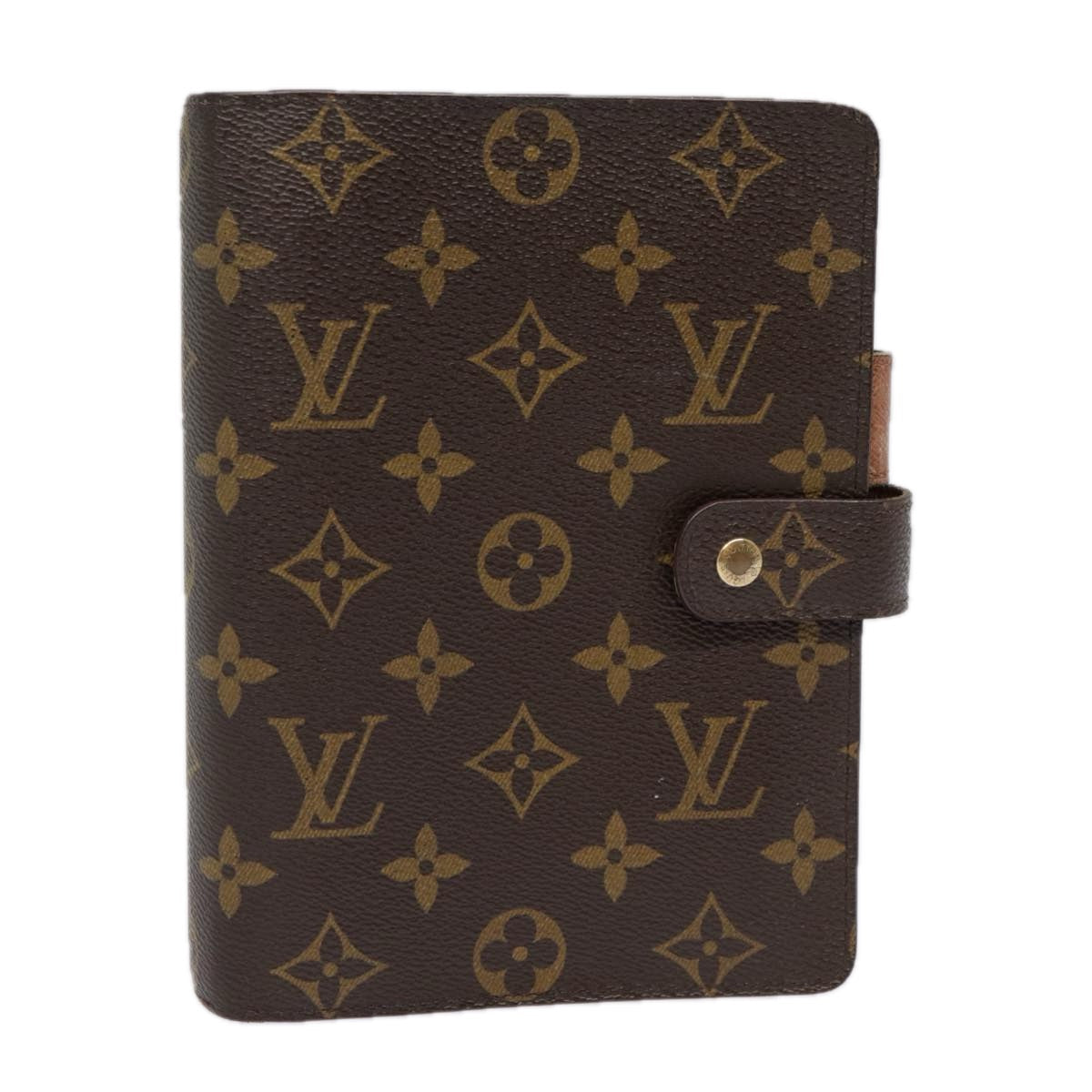 LOUIS VUITTON Monogram Agenda MM Day Planner Cover R20105 LV tb1167
