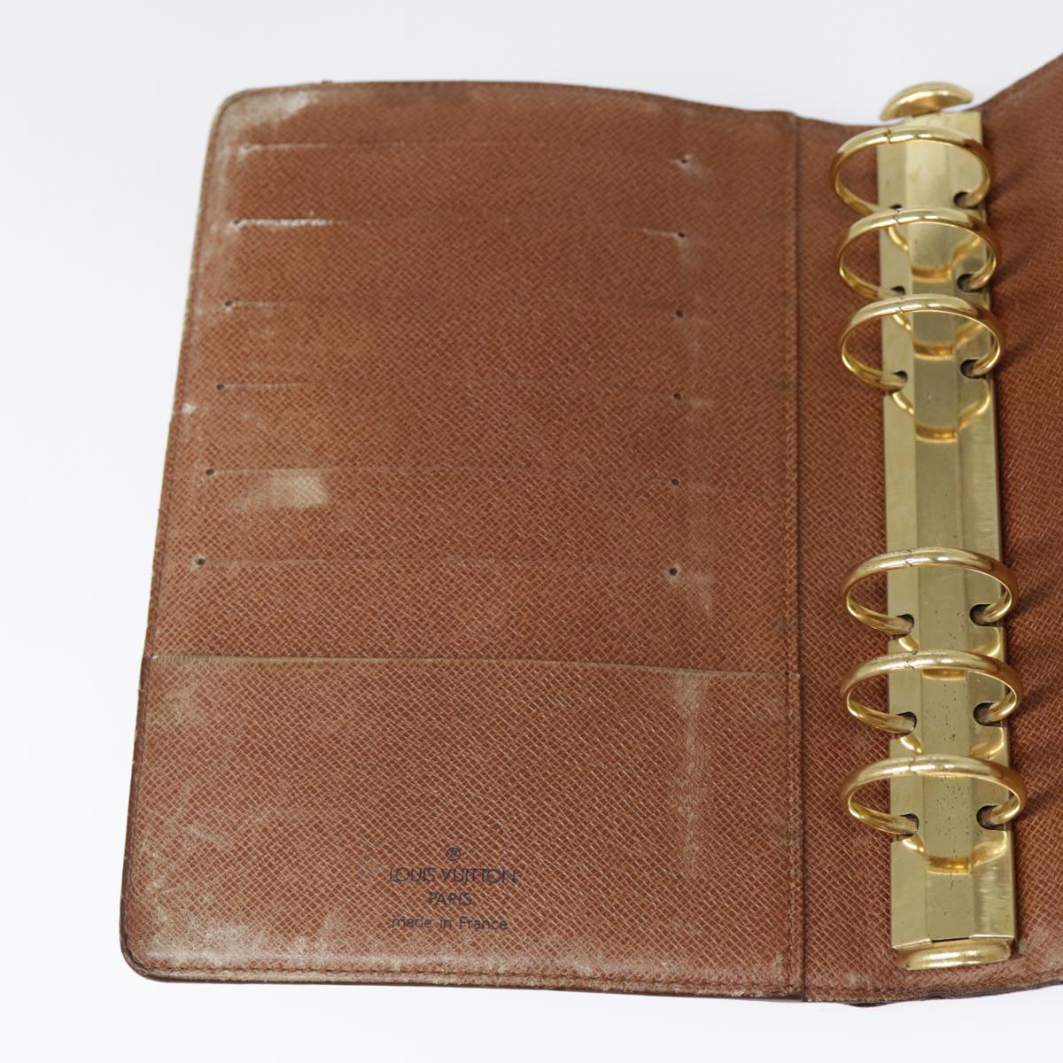 LOUIS VUITTON Monogram Agenda MM Day Planner Cover R20105 LV tb1167