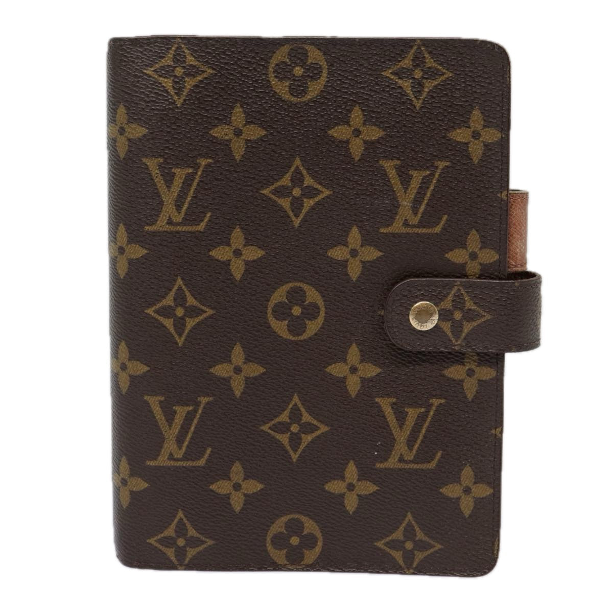 LOUIS VUITTON Monogram Agenda MM Day Planner Cover R20105 LV tb1167