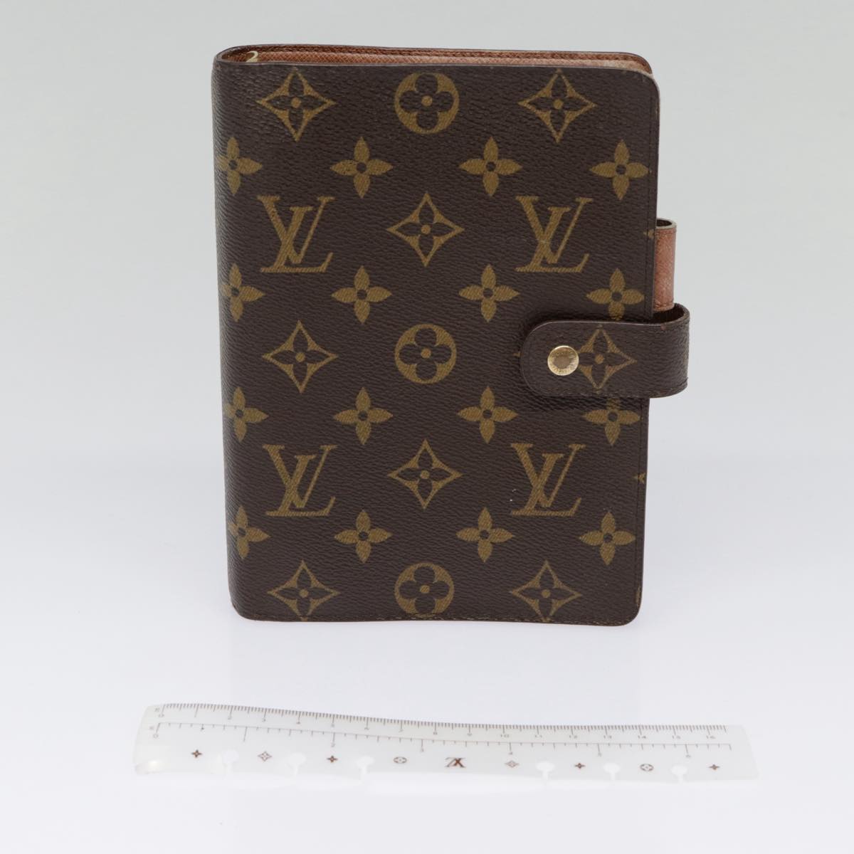 LOUIS VUITTON Monogram Agenda MM Day Planner Cover R20105 LV tb1167
