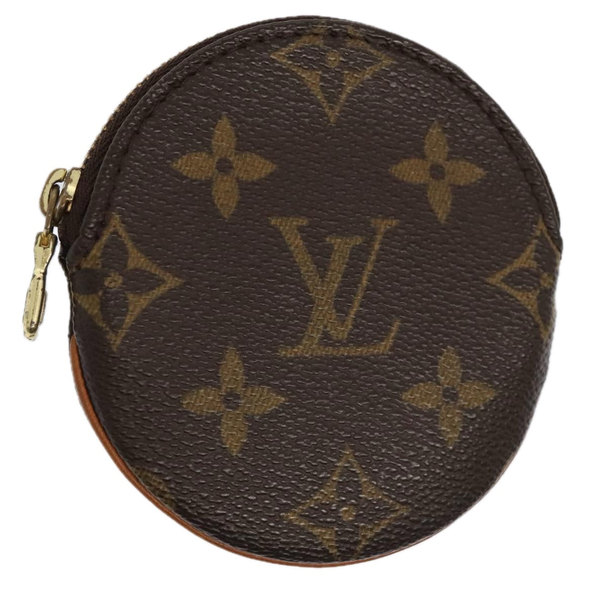 LOUIS VUITTON Monogram Porte Monnaie Rond Coin Purse M61926 LV tb1168