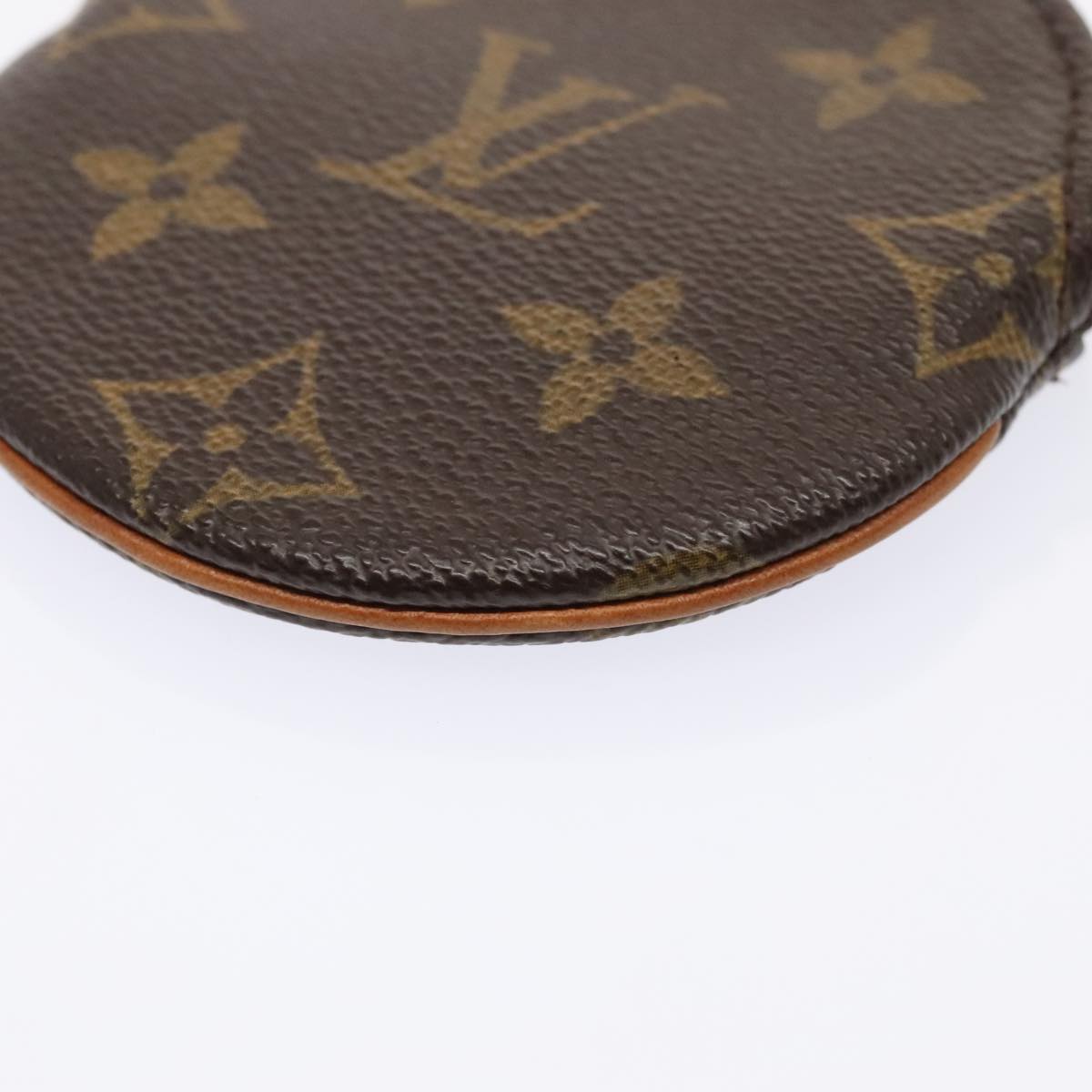LOUIS VUITTON Monogram Porte Monnaie Rond Coin Purse M61926 LV tb1168