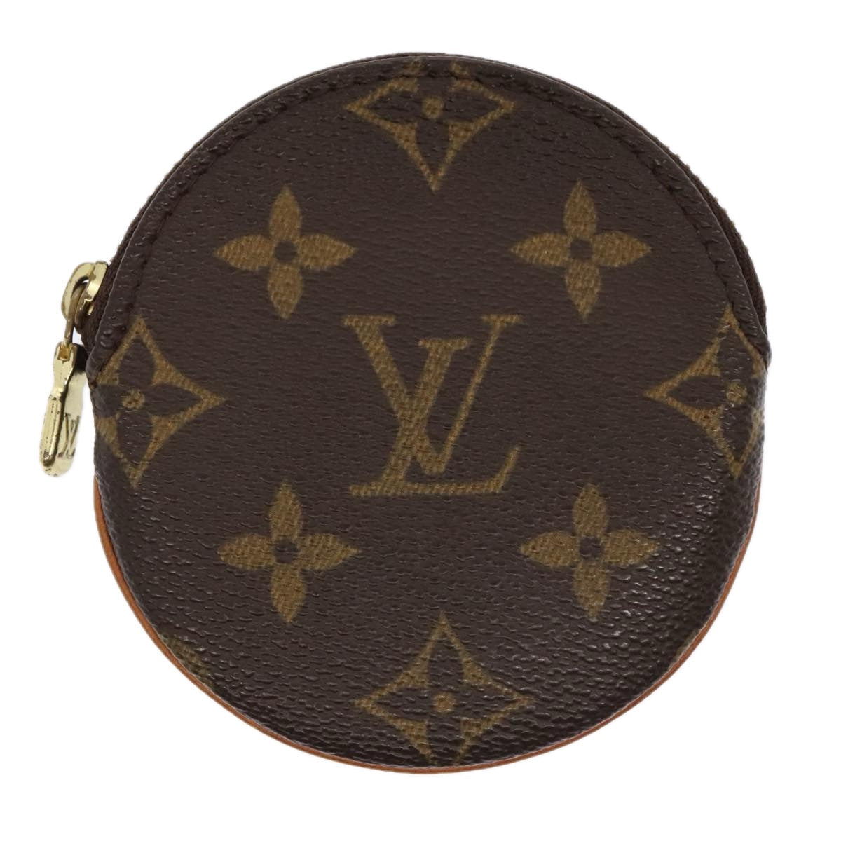 LOUIS VUITTON Monogram Porte Monnaie Rond Coin Purse M61926 LV tb1168
