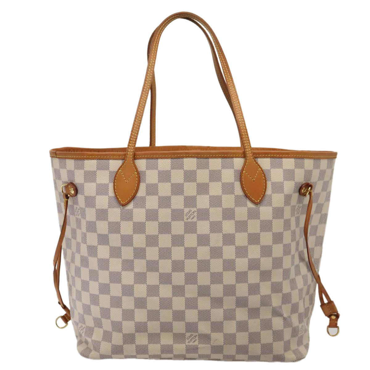 LOUIS VUITTON Damier Azur Neverfull MM Tote Bag N41605 LV tb1169