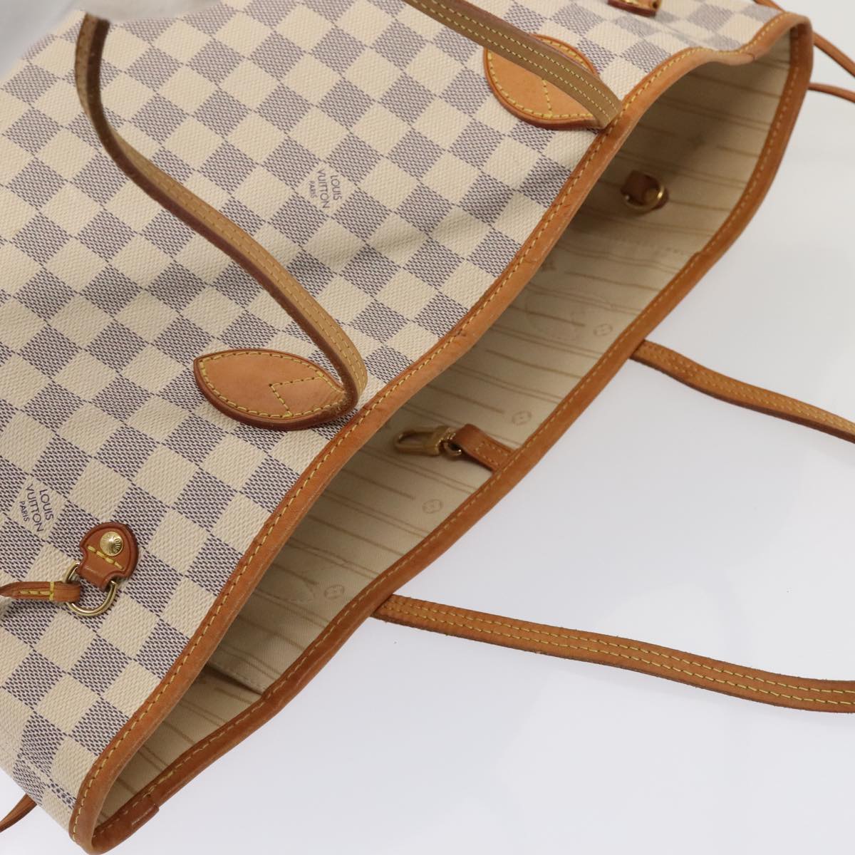 LOUIS VUITTON Damier Azur Neverfull MM Tote Bag N41605 LV tb1169