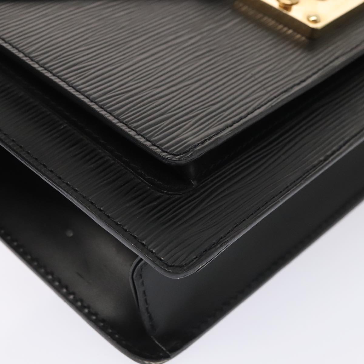 LOUIS VUITTON Epi Monceau 28 Hand Bag Black M52122 LV tb1181
