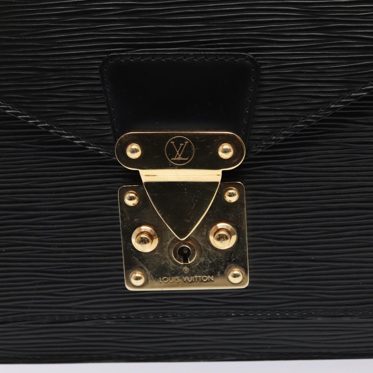 LOUIS VUITTON Epi Monceau 28 Hand Bag Black M52122 LV tb1181
