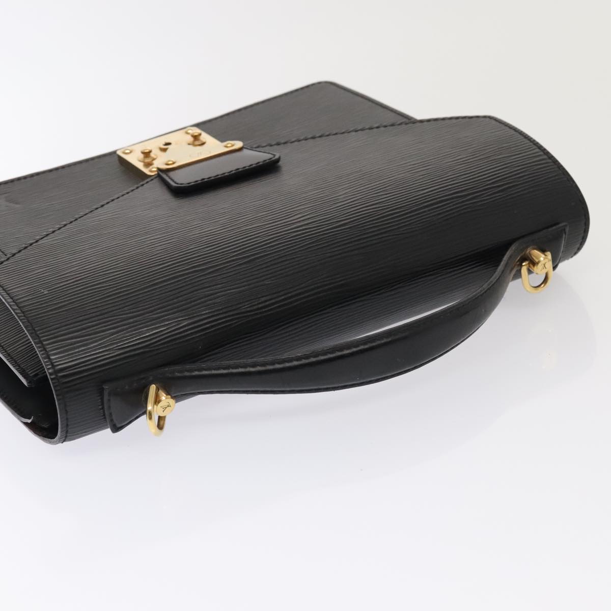 LOUIS VUITTON Epi Monceau 28 Hand Bag Black M52122 LV tb1181