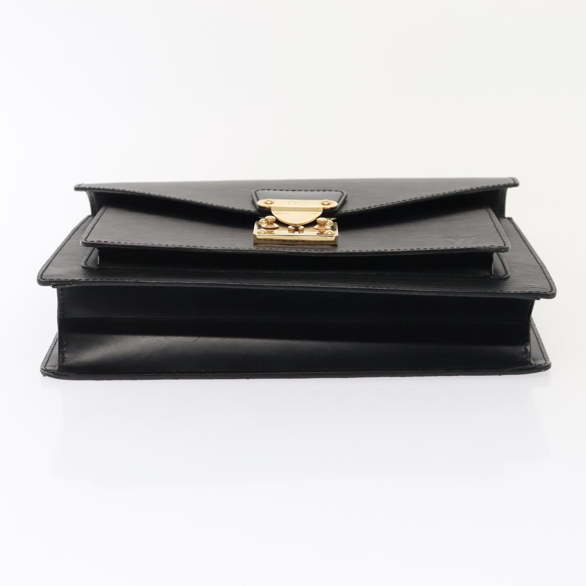 LOUIS VUITTON Epi Monceau 28 Hand Bag Black M52122 LV tb1181