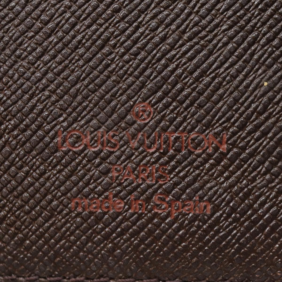 LOUIS VUITTON Damier Ebene Agenda PM Day Planner Cover R20700 LV tb1183