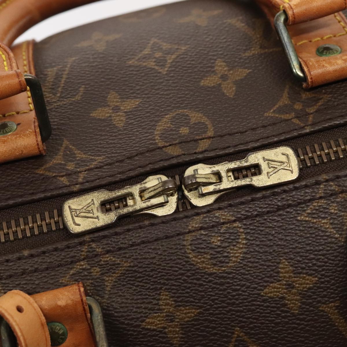 LOUIS VUITTON Monogram Keepall 45 Boston Bag M41428 LV tb1186